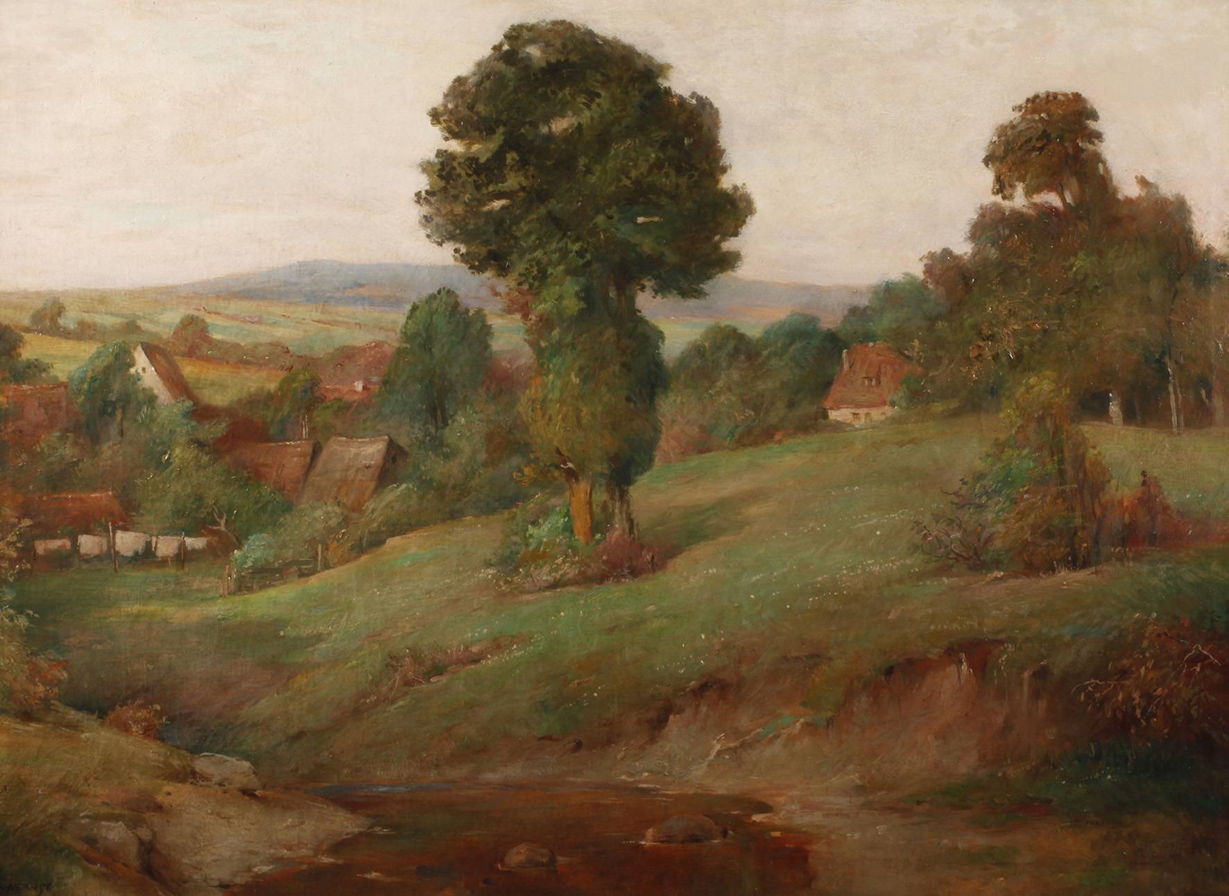 H. Nernst, Landschaft bei Weimar