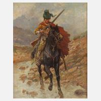 Fritz Neumann, Kosake zu Pferd111