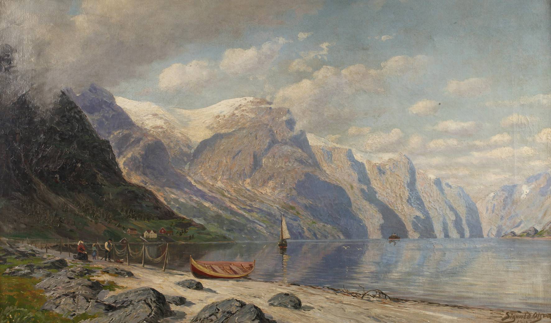 Sigvald Olsen, Sognefjörd Norwegen