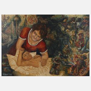 G. Opitz, Träumendes Kind