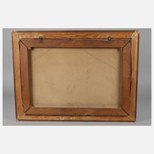 K. Otto, Kind mit Hund in Sommerlandschaft