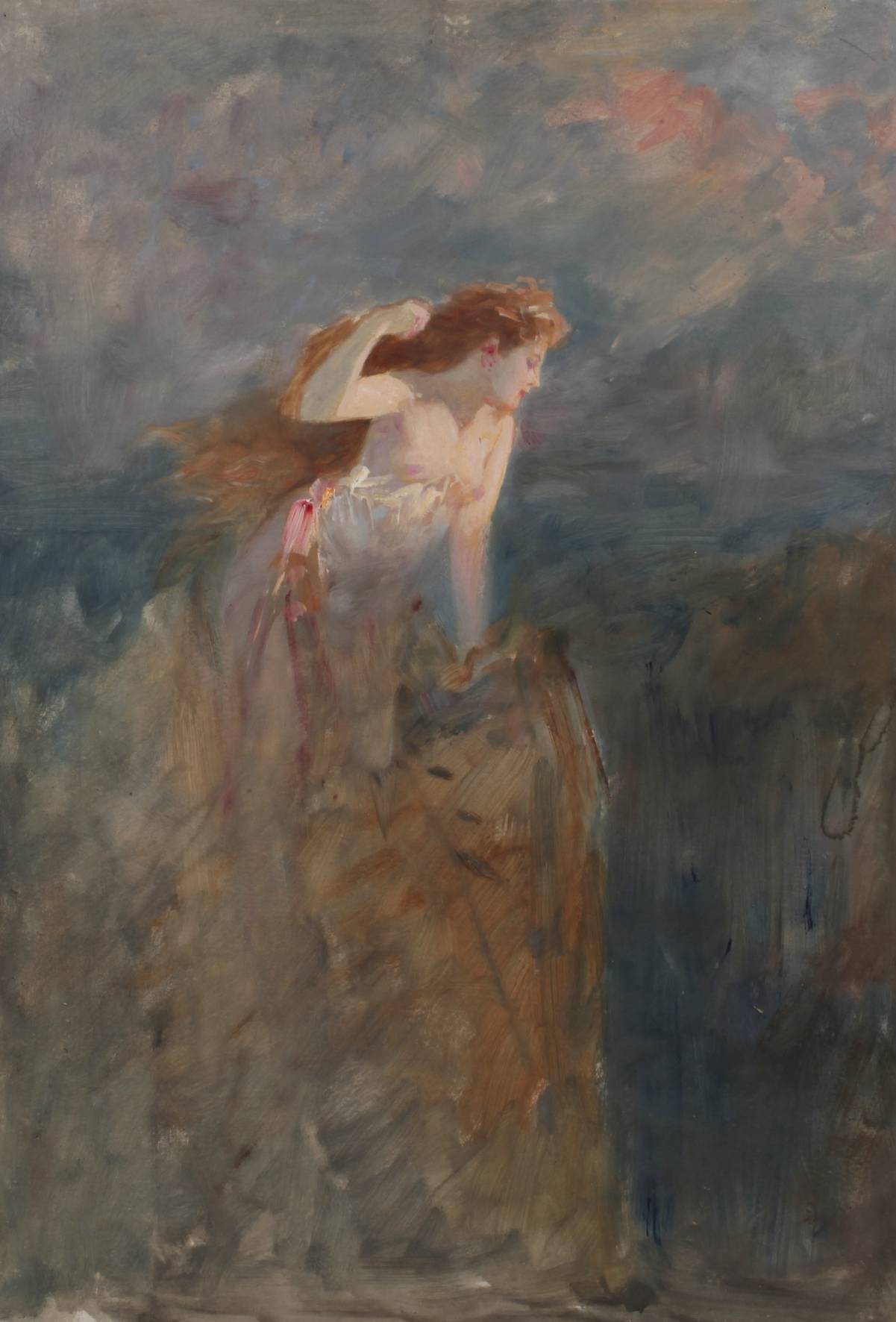 Albert Ritzberger, attr., Studie zur Lorelei