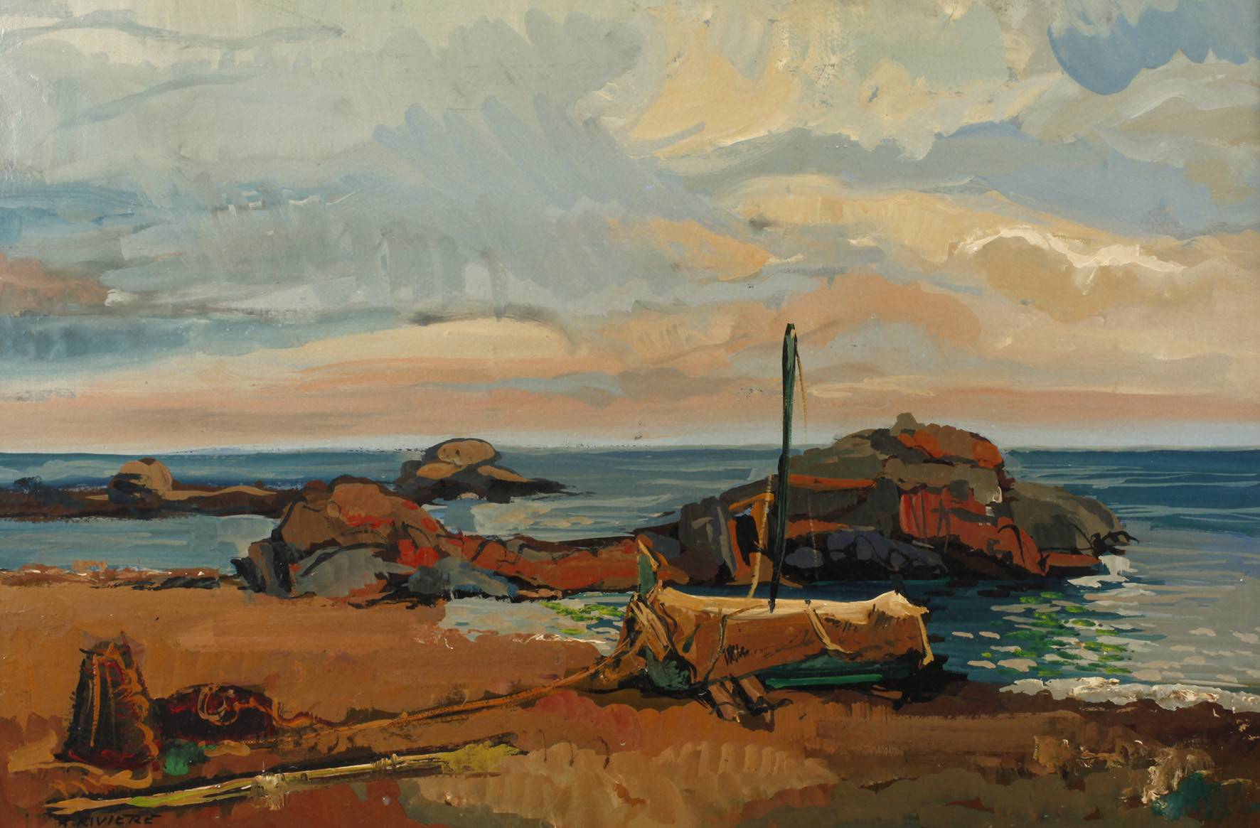 Anne Riviere, attr., ”Das Boot”