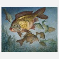 Josef Rösl, Karpfen im Teich111