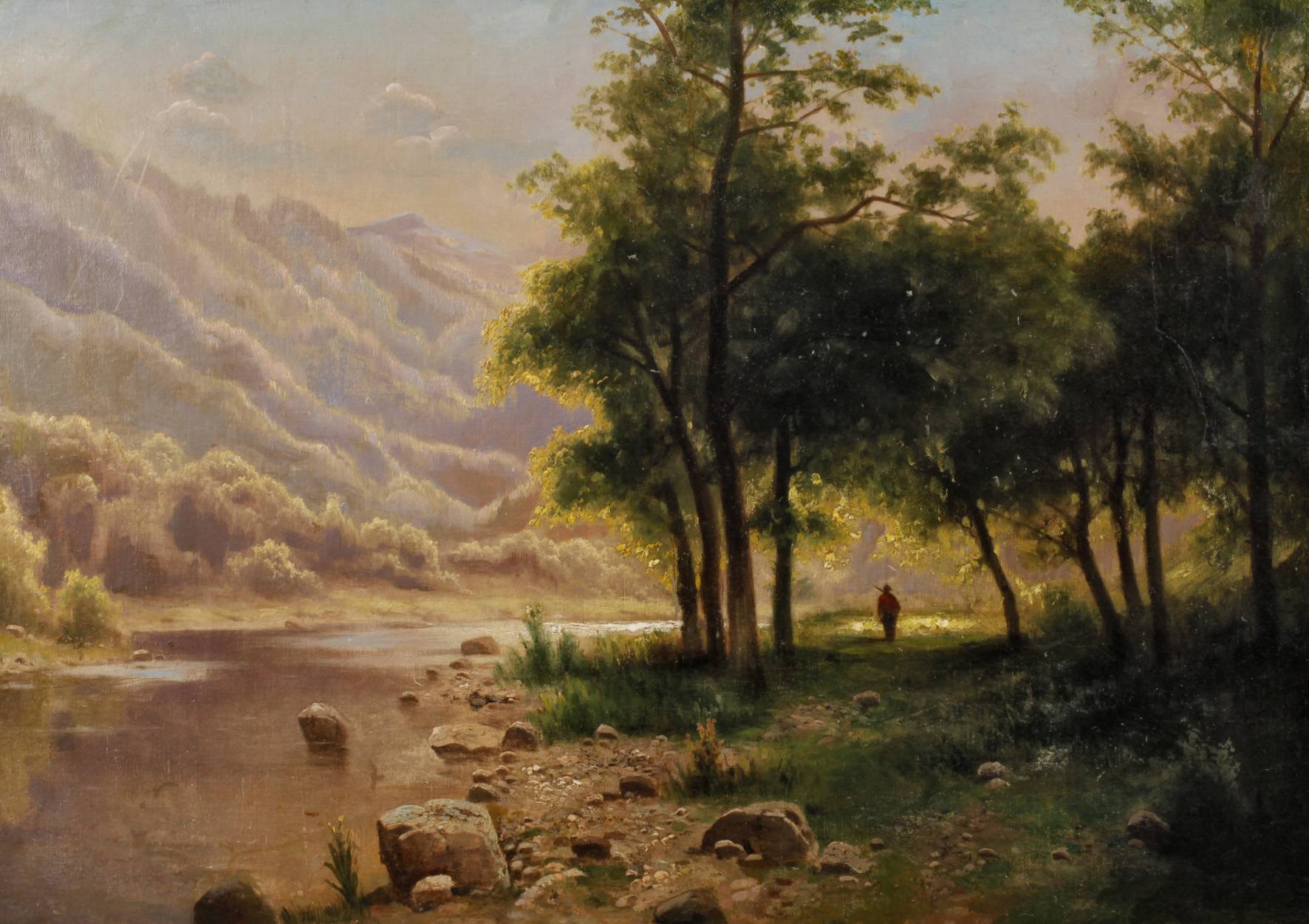 Hans Schaefer, attr., Jagd am Berge