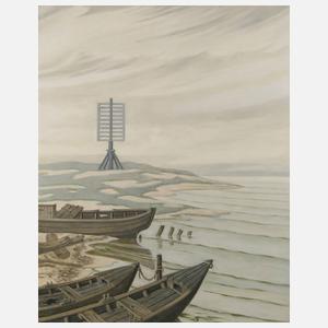 Franz Theodor Schütt, Bei Kamminke im Stettiner Haff