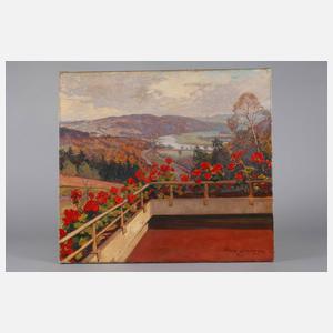 Hans Seyppel, Blick vom Balkon