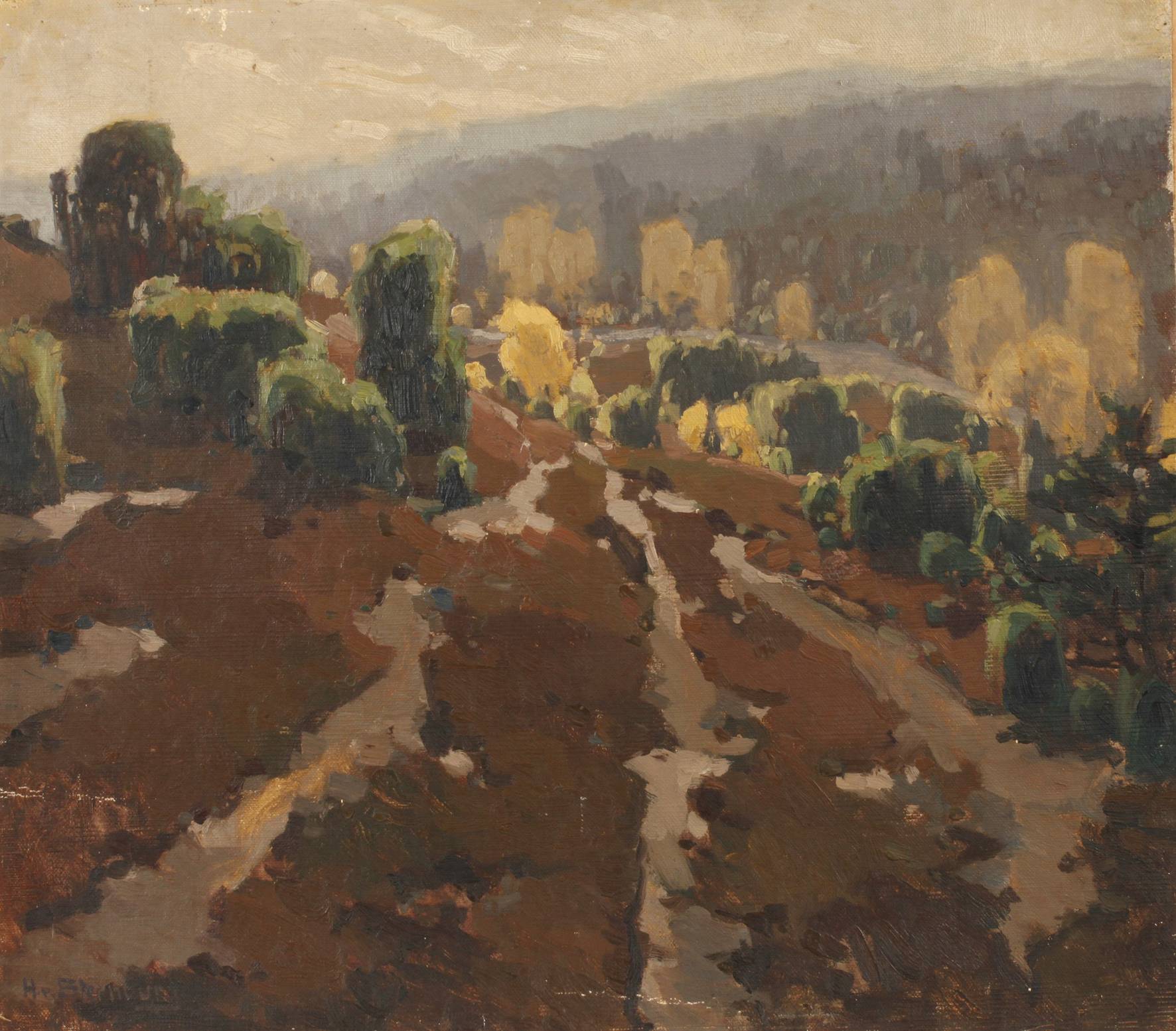 H. von Sternburg, Herbstliche Heidelandschaft