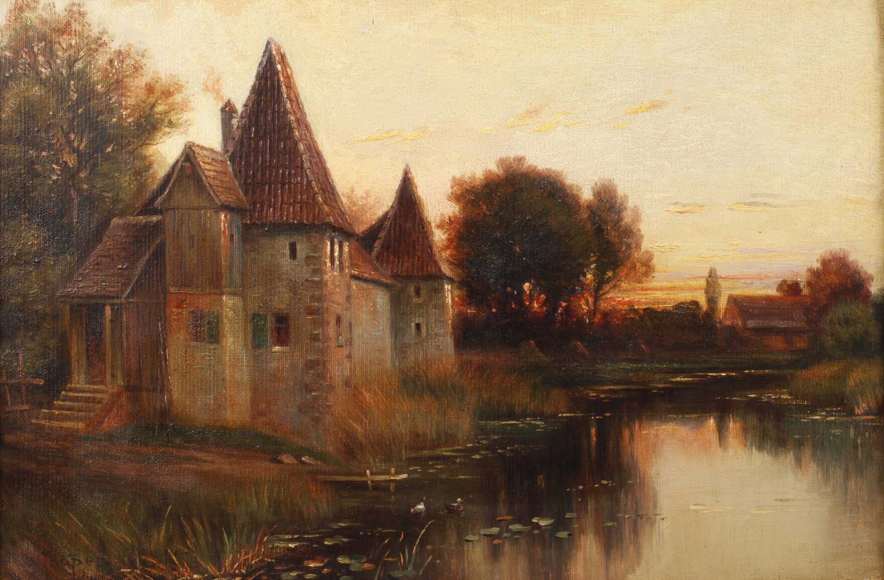 Tapper, ”An der Stadtmauer in Weißenburg”