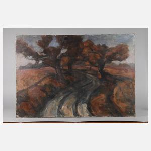 Josef Treuchel, Weg in Herbstlandschaft