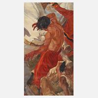 Paul Weiser, attr., Entwurf für ein Deckengemälde111