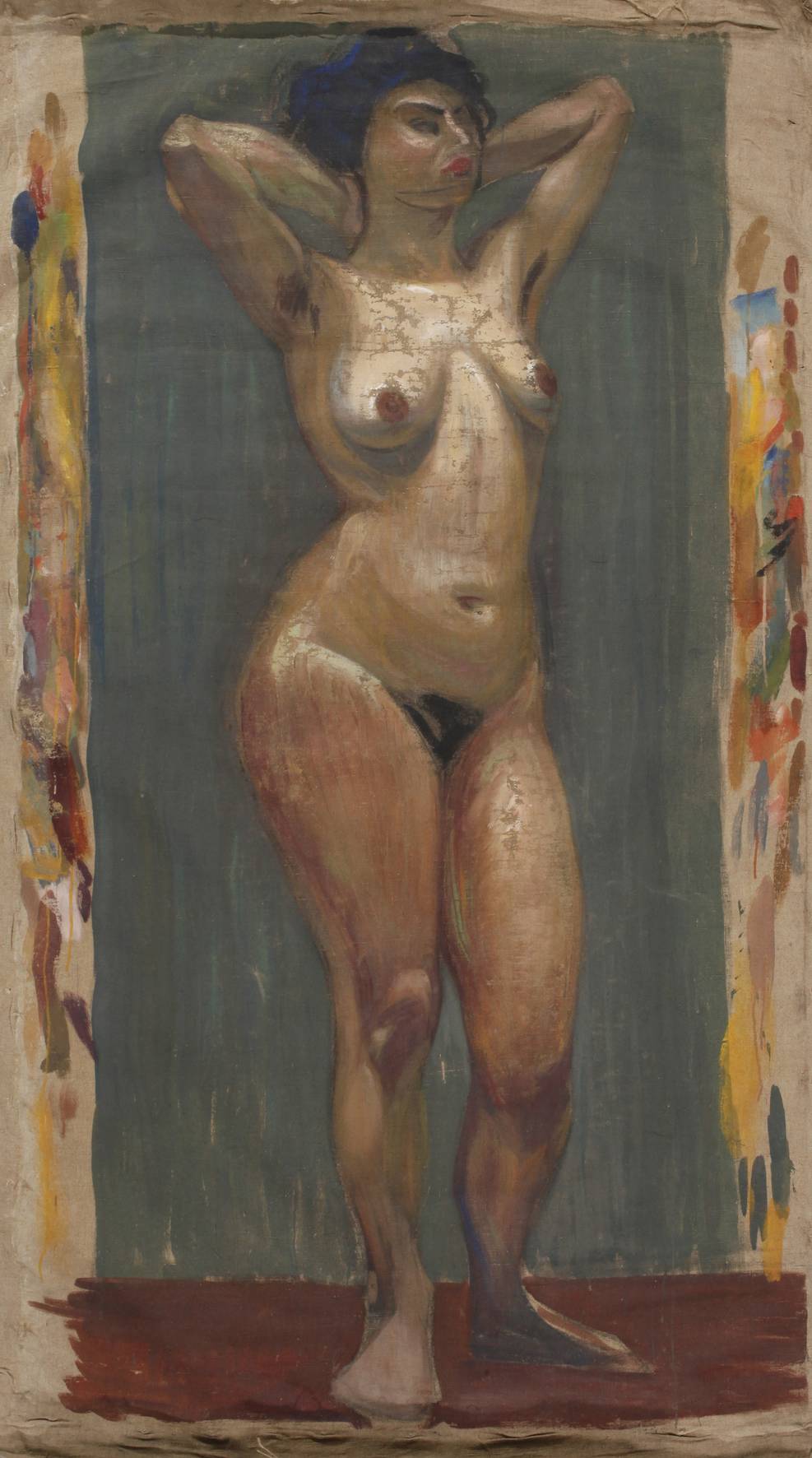 Paul Weiser, attr., Stehender Frauenakt