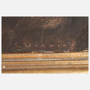 E. Winning, Mann mit Likörglas