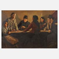 Gesprächsrunde im Kerzenschein111