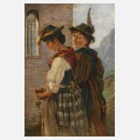 Kirchgang in den Alpen111