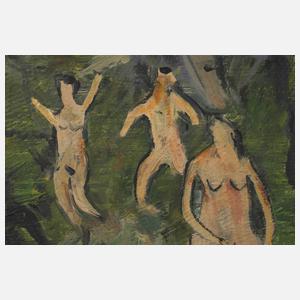 ”Drei Akte im Wald” nach Ernst Ludwig Kirchner