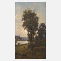 Abendliche Flusslandschaft111