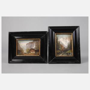 Zwei alpenländische Pendants