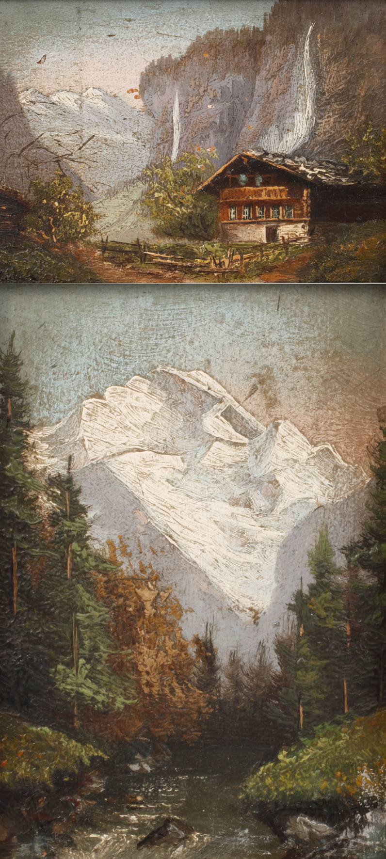 Zwei alpenländische Pendants