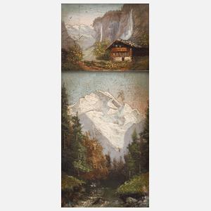 Zwei alpenländische Pendants