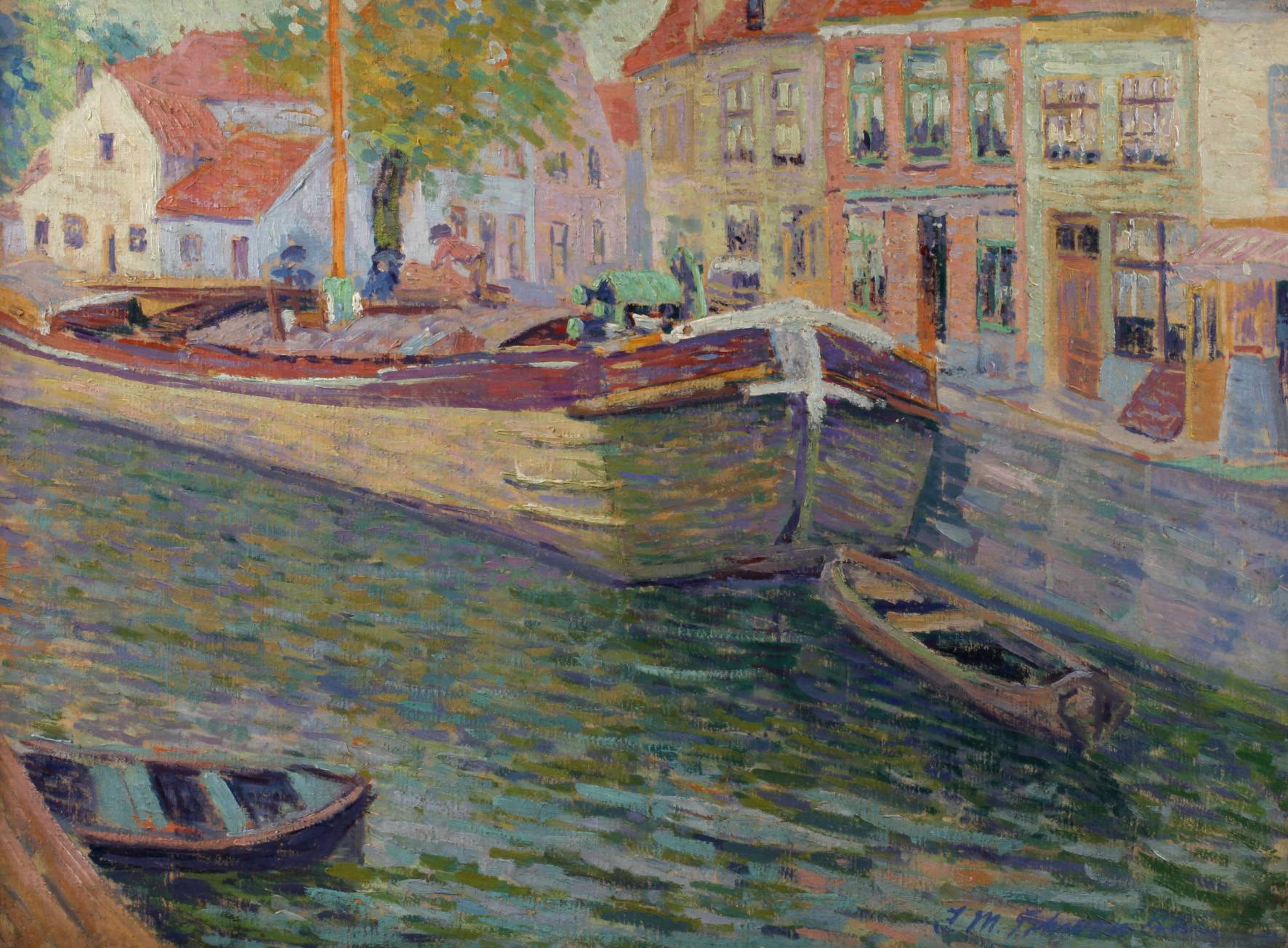 ”Rübenkähne im Canal” – Ansicht Sluis