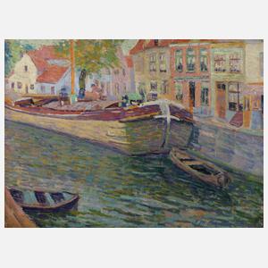 ”Rübenkähne im Canal” – Ansicht Sluis