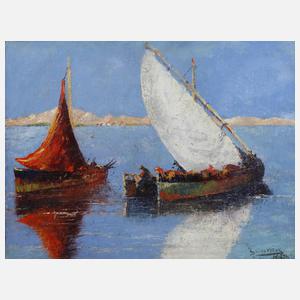 Segelboote vor Malta