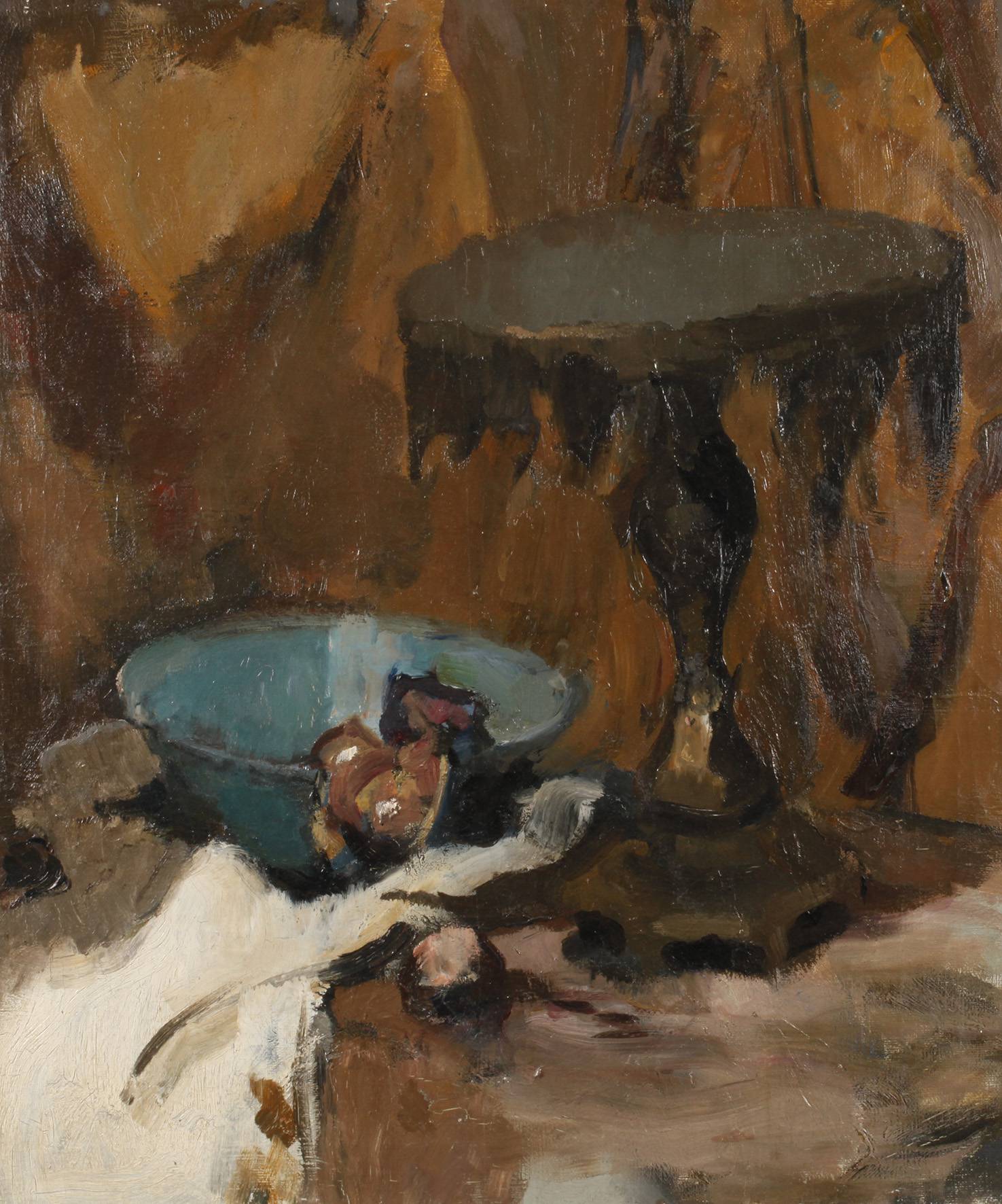 Stillleben mit Lampe