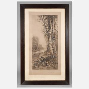 Eichenleiste mit Goldkante