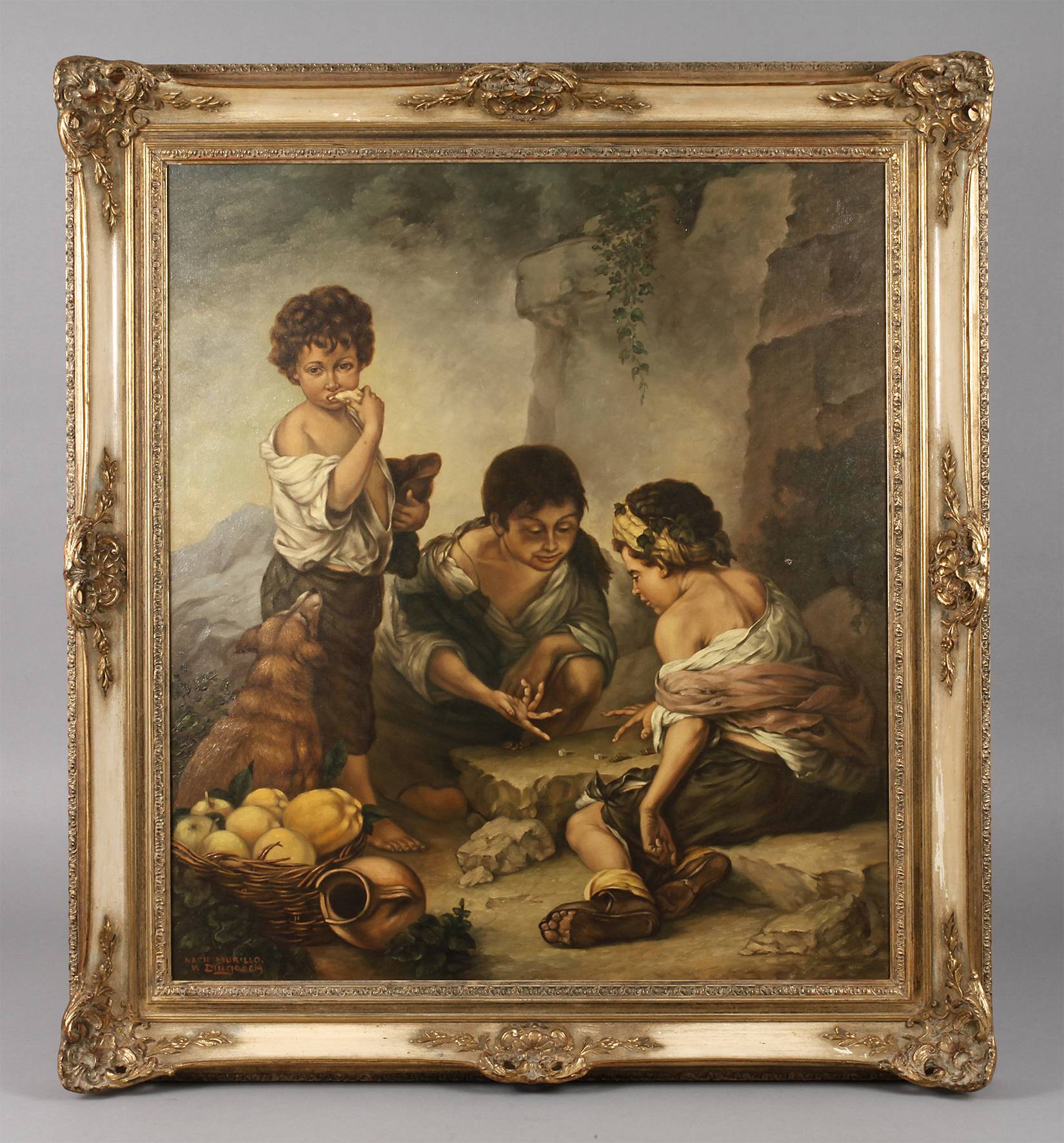 Goldstuckrahmen um 1980