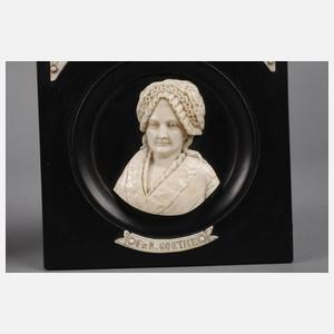 Paar Elfenbeinreliefs