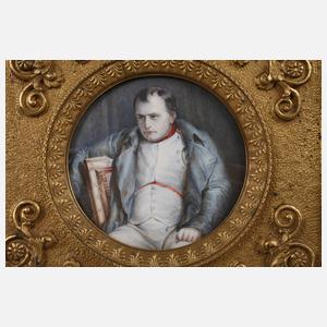 Elfenbeinminiatur Napoleon Bonaparte