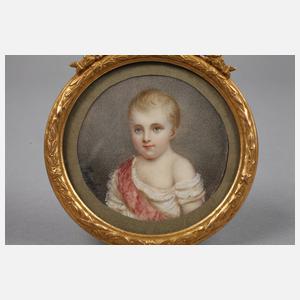 Paar Elfenbeinminiaturen