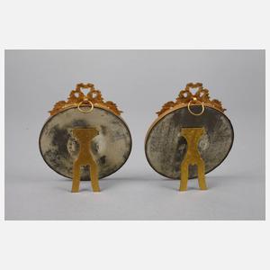 Paar Elfenbeinminiaturen