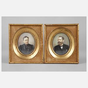 Andreas Blattner, Paar Miniaturportraits