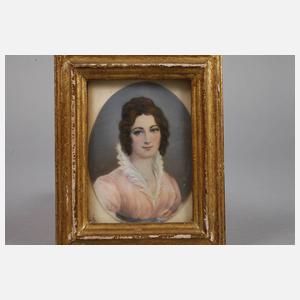 Zwei Elfenbeinminiaturen