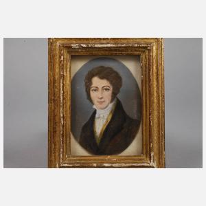 Zwei Elfenbeinminiaturen