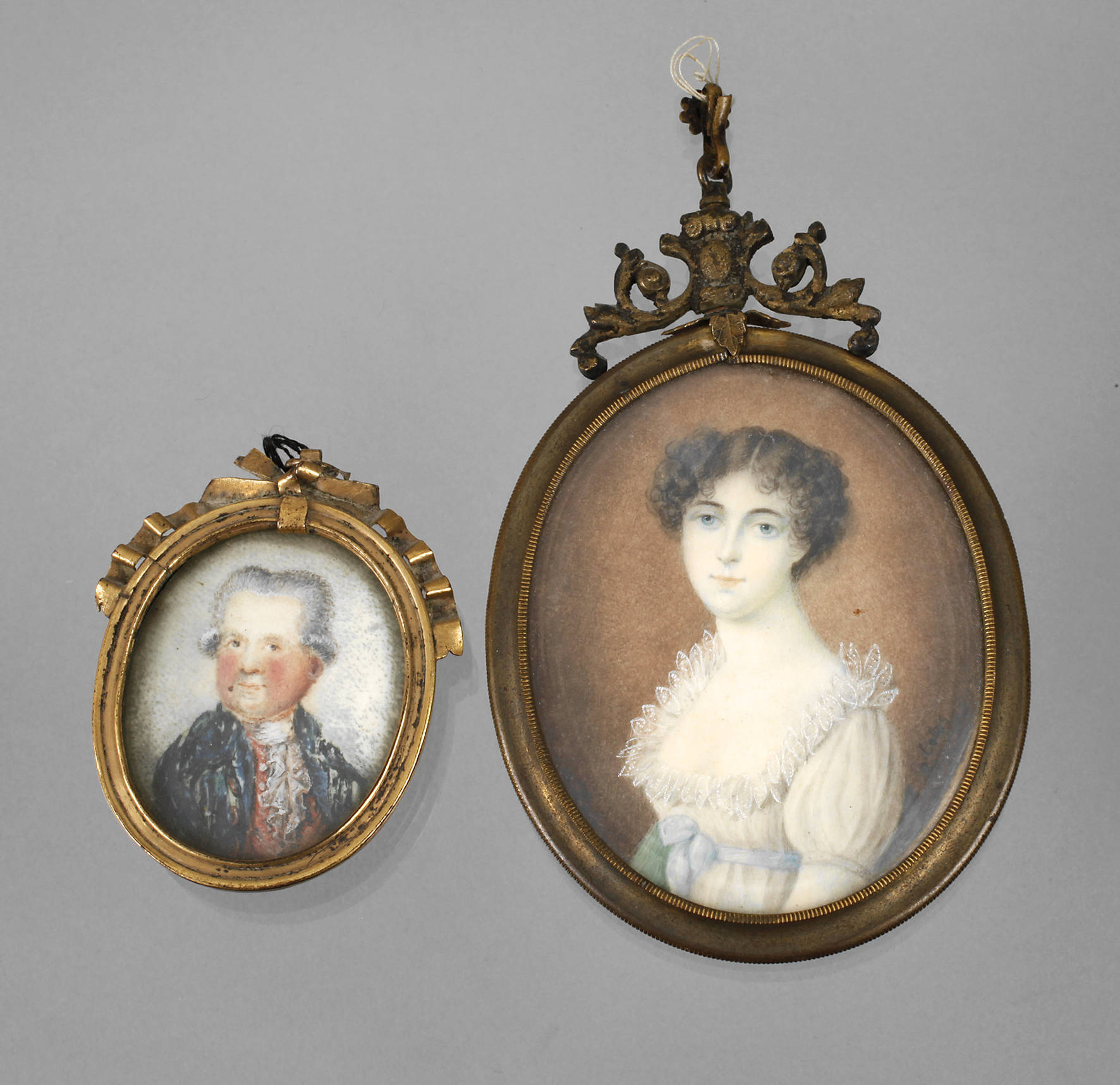 Zwei Miniaturportraits