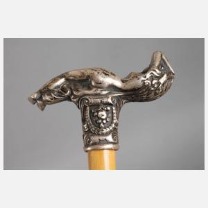 Spazierstock Silber