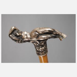 Spazierstock Silber
