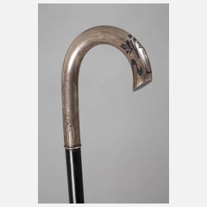 Zwei Spazierstöcke Silber