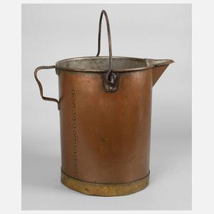 Große Kupferkanne