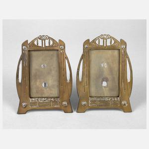 Paar Tischbilderrahmen Jugendstil