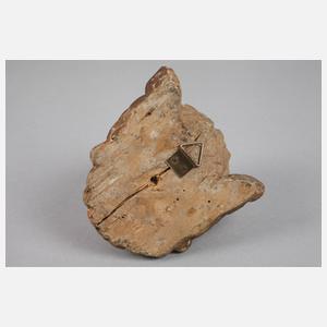 Geschnitzter Engelskopf