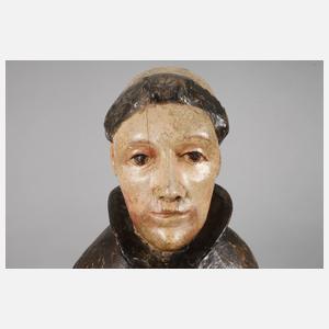 Geschnitzte Heiligenfigur