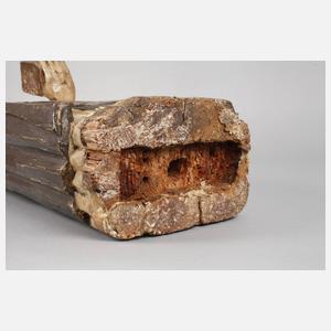 Geschnitzte Heiligenfigur