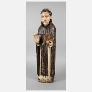 Geschnitzte Heiligenfigur