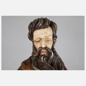 Geschnitzte Heiligenfigur