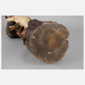 Geschnitzte Heiligenfigur