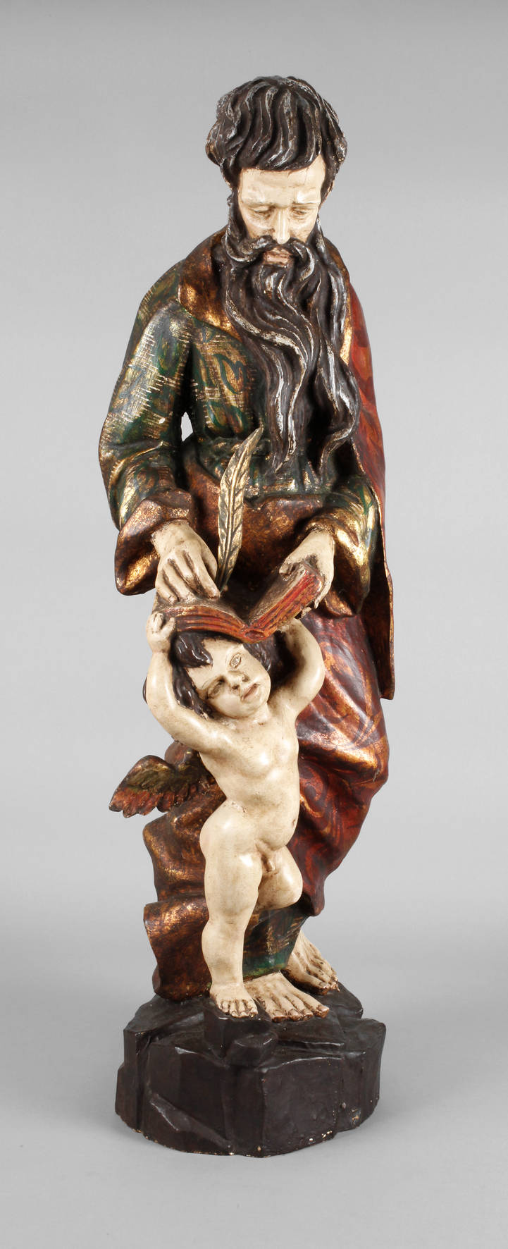 Geschnitzte Heiligenfigur